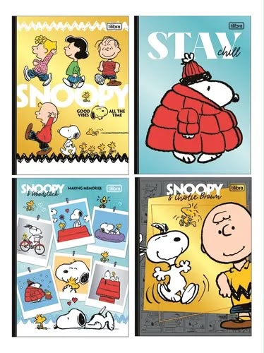 Caderno Colegial Snoopy